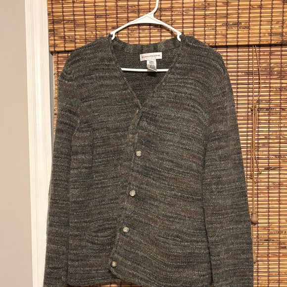 Women’s Evan Picone Cardigan Green Preowned XL - Picture 6 of 14
